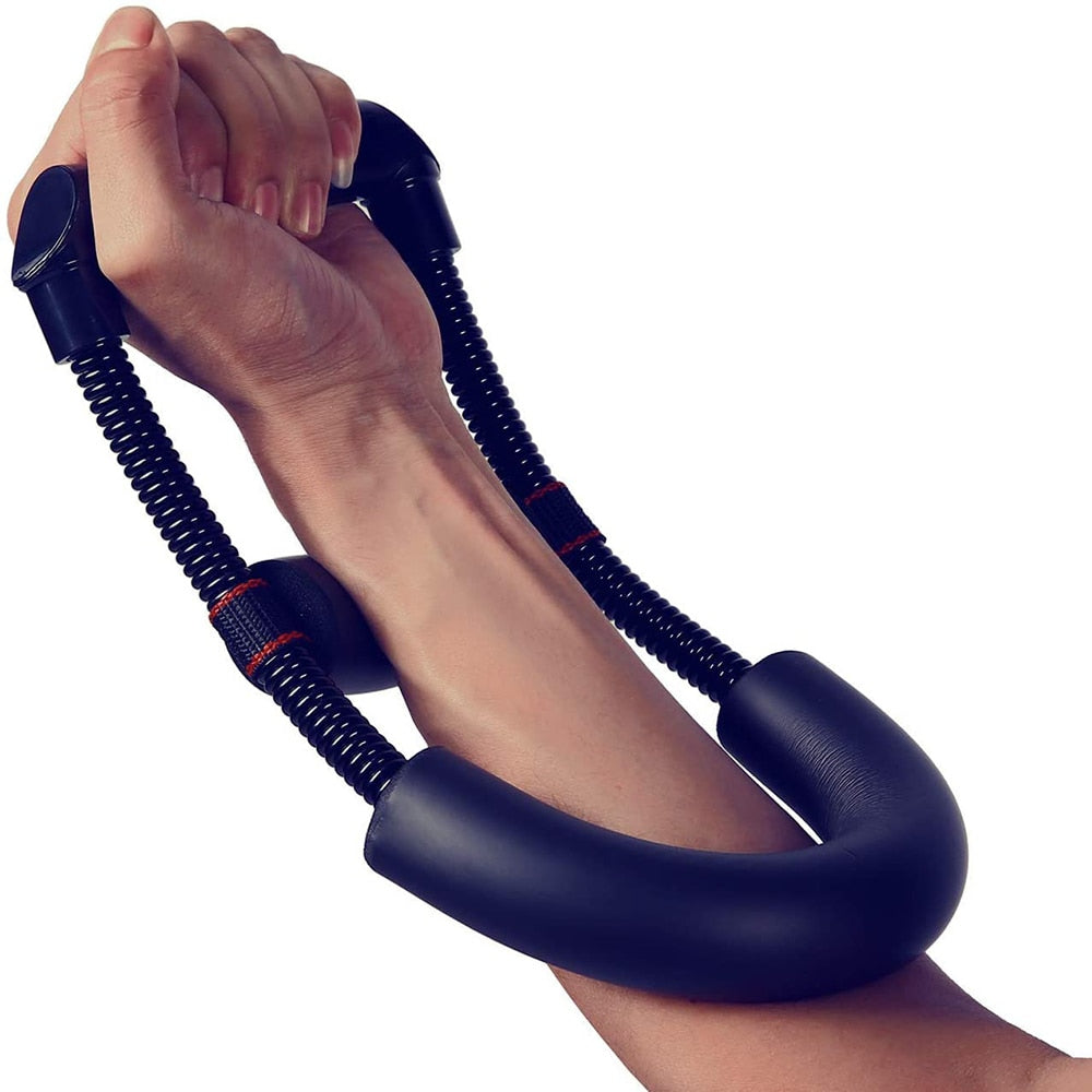 U-shaped wrist and forearm trainer with foam grip