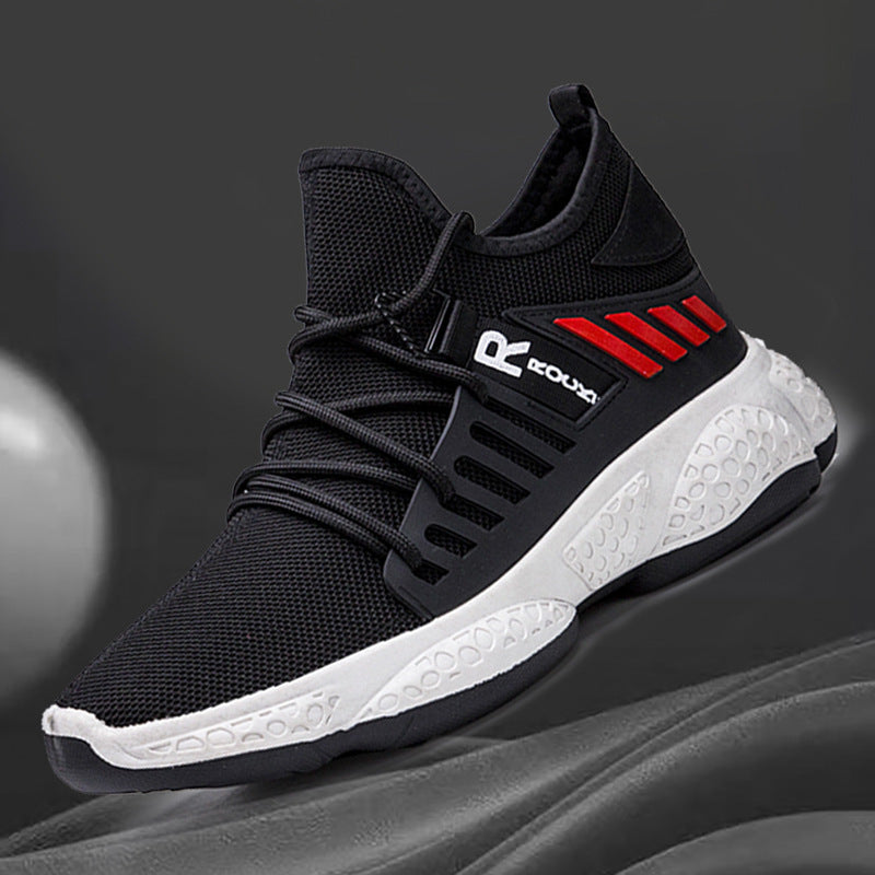 Men's lightweight mesh trainers with chunky sole