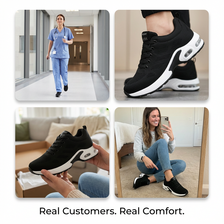Orthora Pro – 12-Hour Shift Shoes for Heel &amp; Plantar Fasciitis Relief (Unisex)