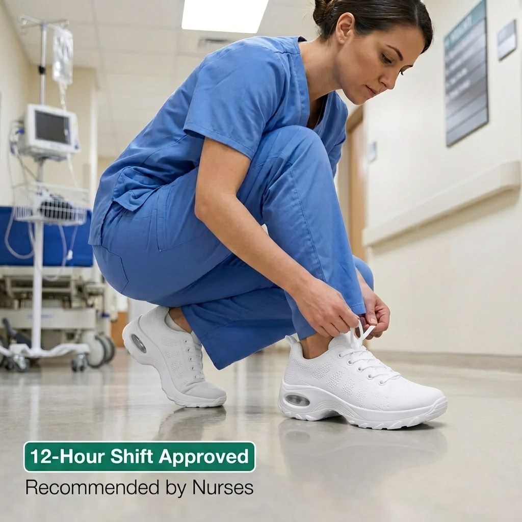 Orthora Pro – 12-Hour Shift Shoes for Heel &amp; Plantar Fasciitis Relief (Unisex)
