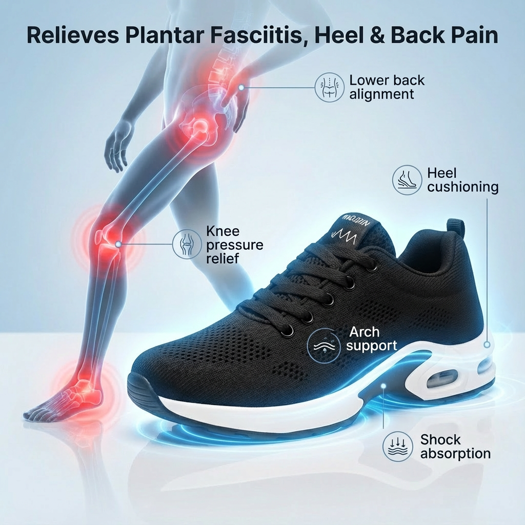 Orthora Pro – 12-Hour Shift Shoes for All-Day Foot, Knee &amp; Back Pain Relief