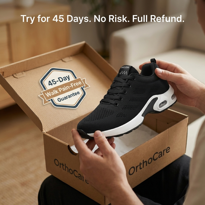 Orthora Pro – 12-Hour Comfort Shoes for Heel &amp; Plantar Fasciitis Relief (Unisex)